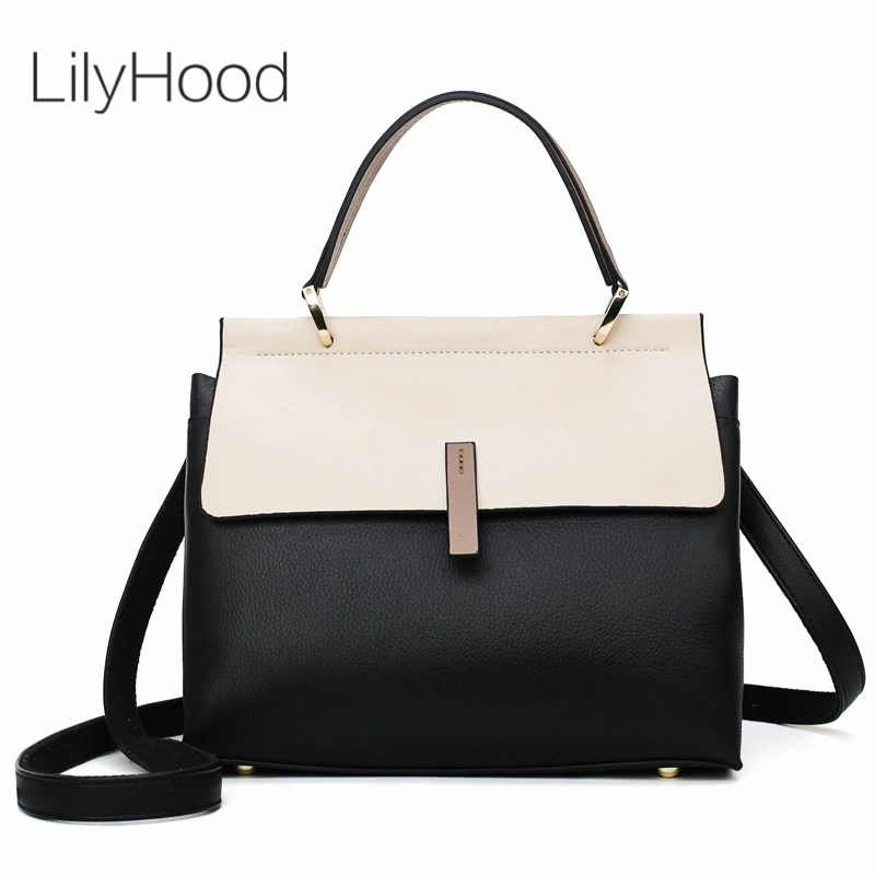 

Female Handbag for Work Women Quality Artificial Leather Shoulder Bag 2019 Lady Quality Simple Design Top-handle Messenger Bag