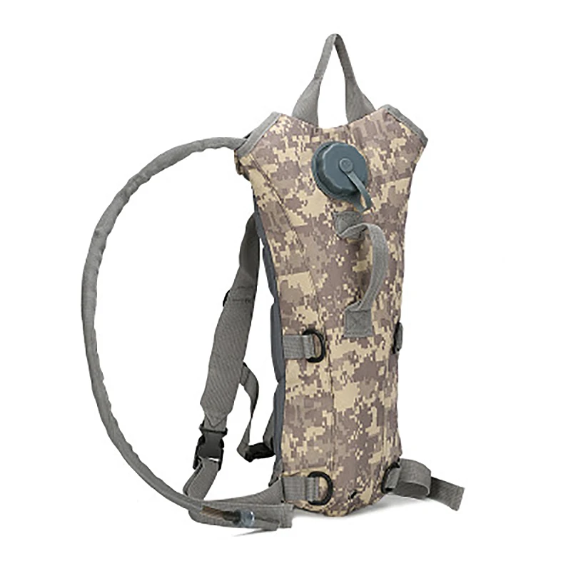 3L Water Bag Molle Military Camouflage Tactical Hydration Backpack Outdoor Camping Nylon Fashion Water Bladder Bag For Cycling - Цвет: ACU Digital