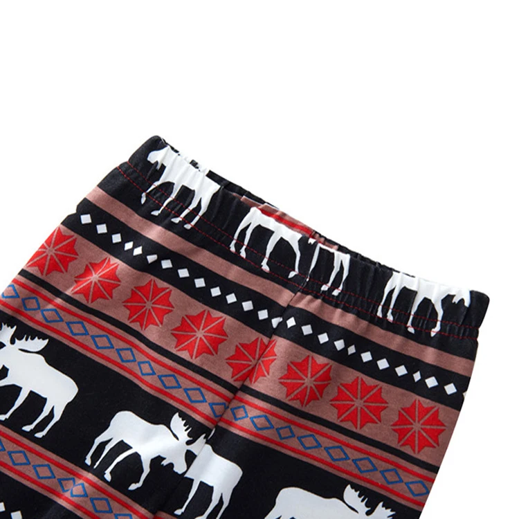 Cotton Unisex Pajama Set Full Sleeve Christmas Pijamas For Kids Boys Girls Children's Festival Gifts Babies Family Clothes Home (13)