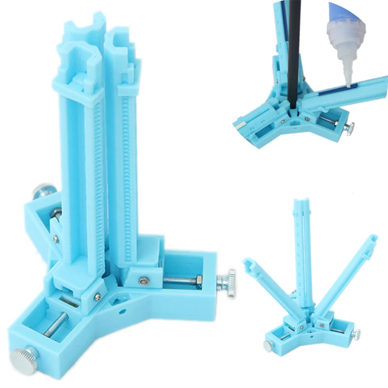 

3D Archery Arrow Fletching Jig Feather Sticker Tool High Precision Arrow Bonder Fit Rubber Plastic Arrow Fletches Vanes