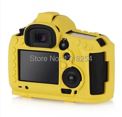 Camo Almencla Rubber Silicone Detachable Protection Skin Camera Case Body Shell Cover For Canon EOS 5D Mark III 5D3 5DS Camera 