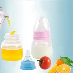 Высокое качество Детские Портативный кормления BPA безопасный для новорожденных кормящих Детская Бутылочка Молоко Фруктовый сок бутылки 60