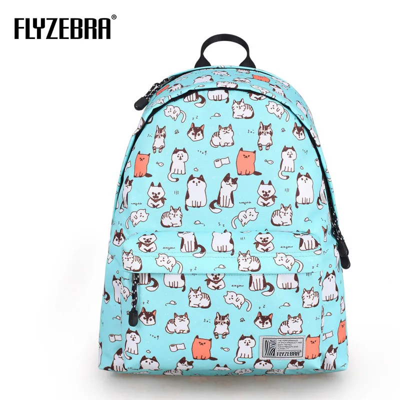 

Flying zebra cute cartoon printed backpack female fashion backpack trend travel bag computer bag College Girls Students Backpack