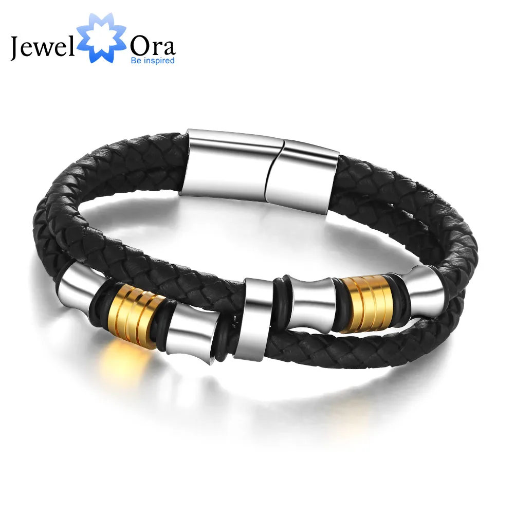 Trendy Stainless Steel Men Bracelet Wrap Wristband For Men Classic