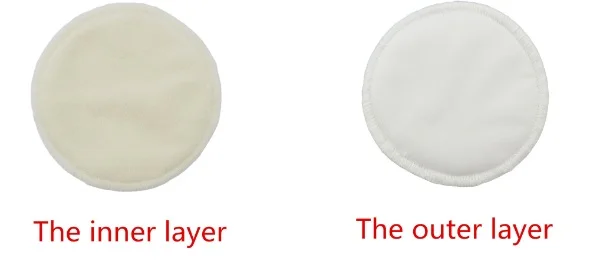 8-Pack Alvababy Reusable Bamboo Nursing Pads - Washable & Eco-Friendly Breastfeeding Pads