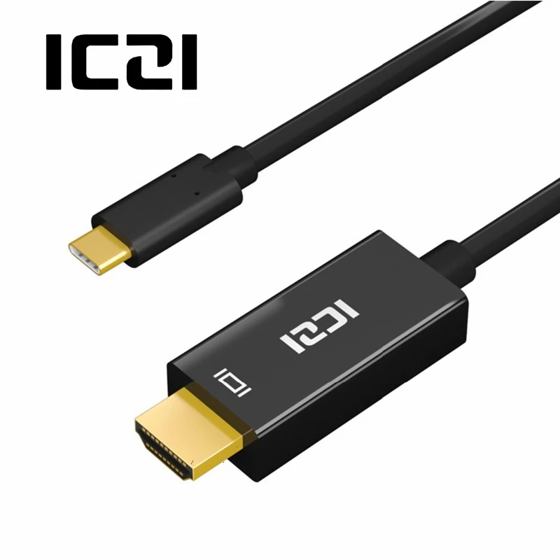 

ICZI 4K 60Hz 1.8m Type C to HDMI Cable USB C Thunderbolt 3 to HDMI Adapter for MacBook Huawei Mate 10 P20 Samsung Galaxy S8 S9
