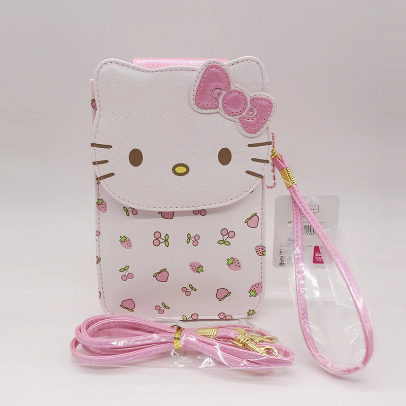 

2018 news hello kitty small bag for phone High quality coin purses holders can put two phone together