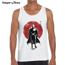 Один удар человек майка мужская рубашка один удар человек мультфильм летняя рубашка жилет плюс размер