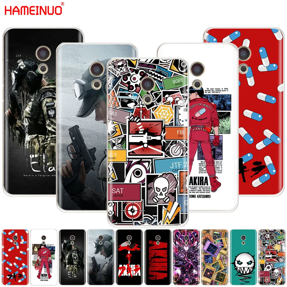 Чехол HAMEINUO AKIRA Voltron Rainbow Six Siege YuGiOh для Meizu M6 M5 M5S M2 M3 M3S MX4 MX5 MX6 PRO 6 5 U10 U20 note plus|Бамперы| |