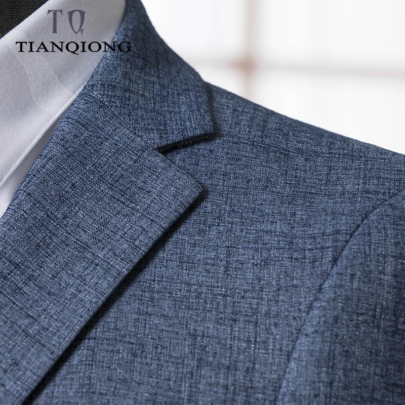 New Arrival Spring Men's Suits Jackets High Quality Grey Blue Casual Blazer Men, Casual Jackets Men Plus-size M-3XL