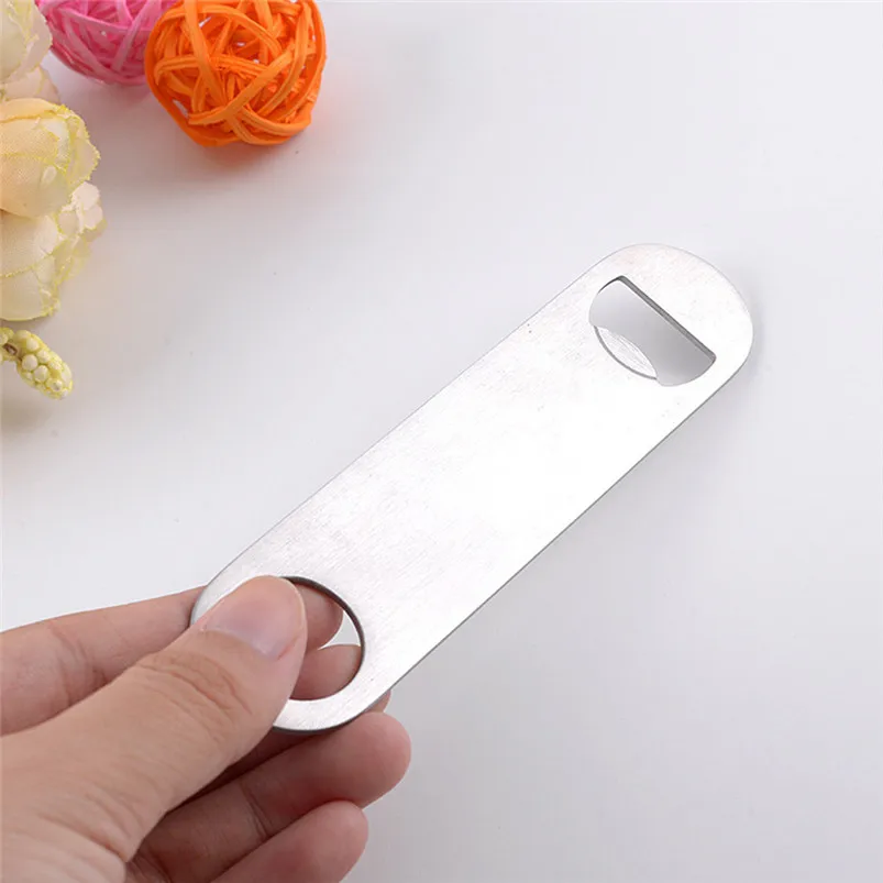 2pcs Bottle opener Professional Bar Blade Bottle Speed Cap Opener Heavy Duty Stainless Steel Heavy Duty Hardwearing 40MR0404