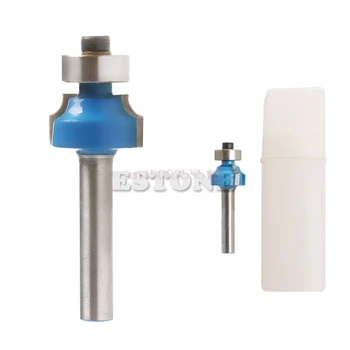 

1/4" Shank 1/4" Radius Round Over Router Bit Woodworking Chisel Cutter Tool