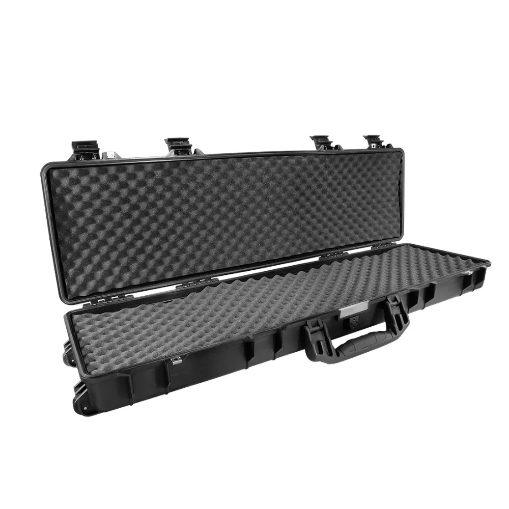 

Newest Uxcell IP67 Watertight Carry-on Hard Equipment Protective Case Wheeled Pick N Pluck Foam 50.6" x 13.6" x 5.5