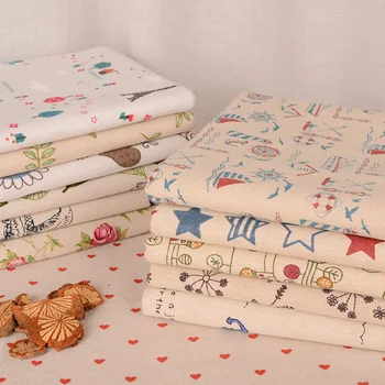 

patchwork printed Cartoon Polyester cotton fabric for Tissue Kids Bedding home textile for Sewing Tilda Doll