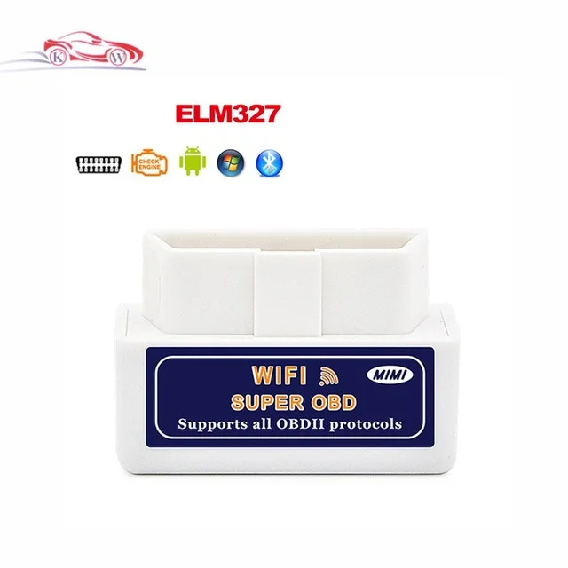 V1.5 черный/синий/белый Мини ELM327 WIFI OBD2 OBDII ELM 327 для Android IOS автоматический сканер|mini