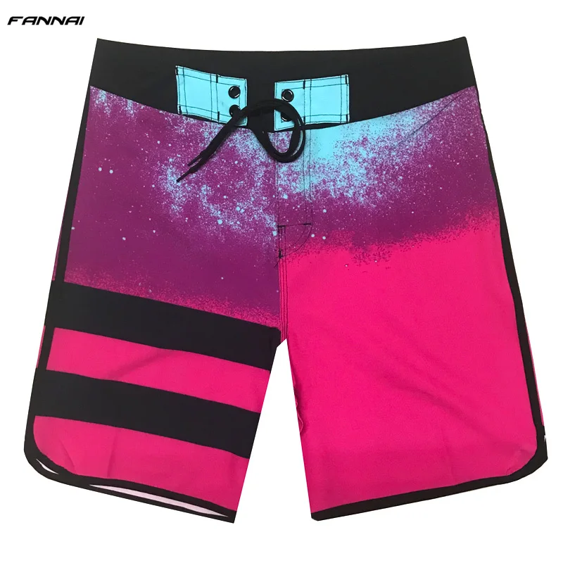 

Men's Board Shorts Surf Swimwear Beach High Elastic Swimming Trunks Beach Shorts Beachwear Sports Shorts Male Swimsuit Trunks