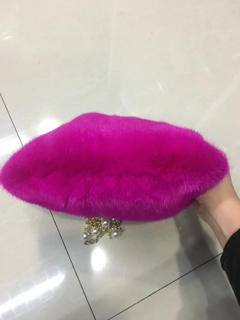 100% natural mink fur handbag (9)