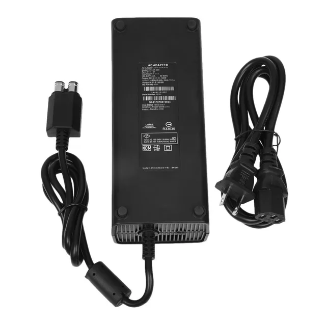 Cheap For Microsoft XBox 360 Slim 135W Power Supply AC Adapter Charger 220V Charge Charging Power supply Cord cable Line