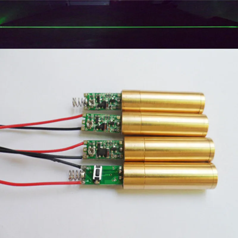 100 мВт слово линейный лазерный модуль, лазерный модуль лазерной линии зеленый лазерный локатор