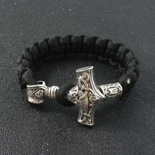 Модные ювелирные изделия браслеты амулеты в стиле викингов топовая