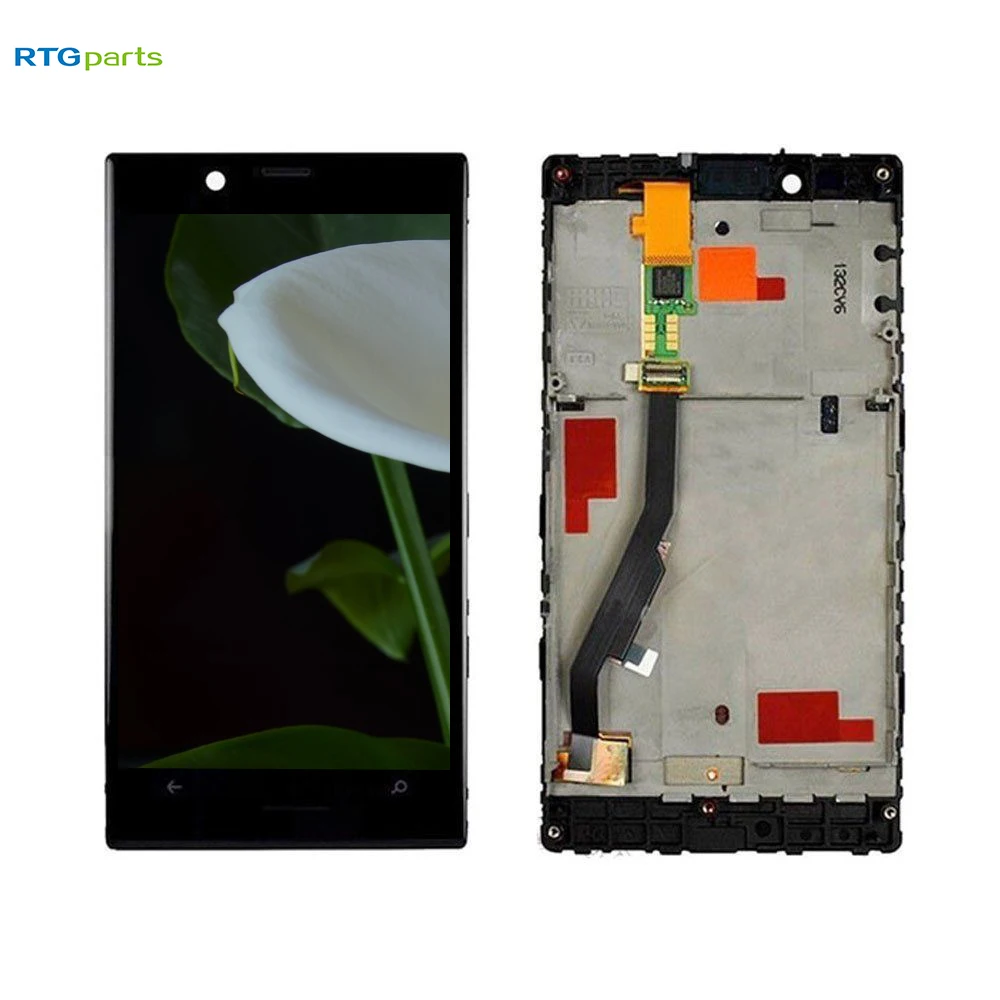 

RTGparts LCD Display + Touch Screen Digitizer Assembly Frame For Nokia lumia 720 RM-885
