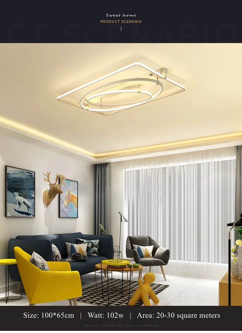 modern led chandelier living room chandeliers ceiling fixtures 3