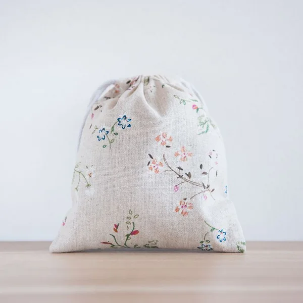 1 шт. конфеты подарок Сумки ветви деревьев Pattern Зеленый Белье drawstring подарочные Сумки для хранения 14x16 см, 19x24 см, 25x32 см,(S, M, L - Цвет: 25x32cm