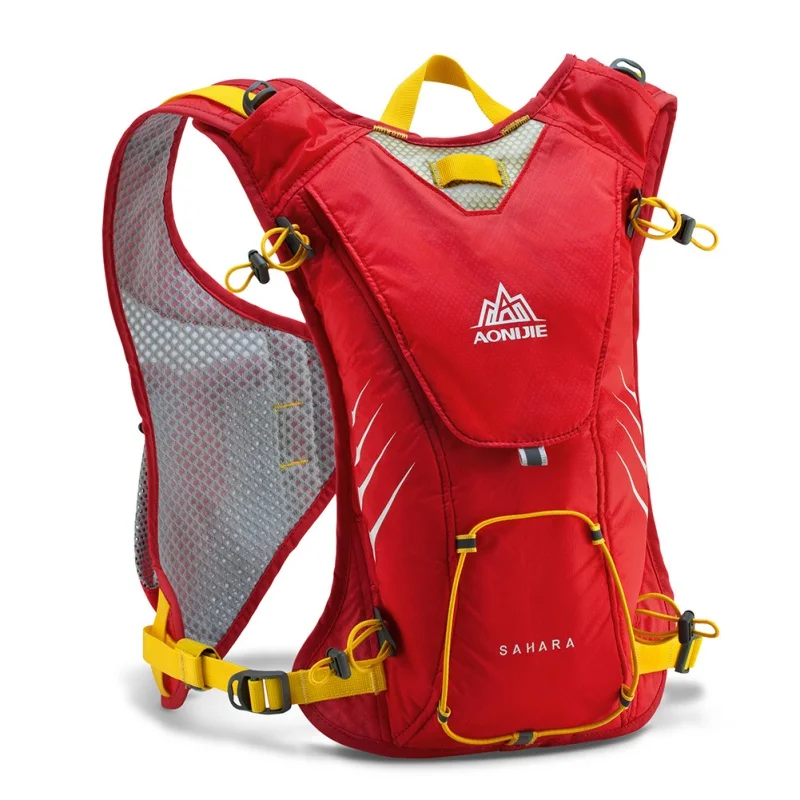 Blue/Red Outdoor Trail Running Marathon Hydration Backpack Lightweight