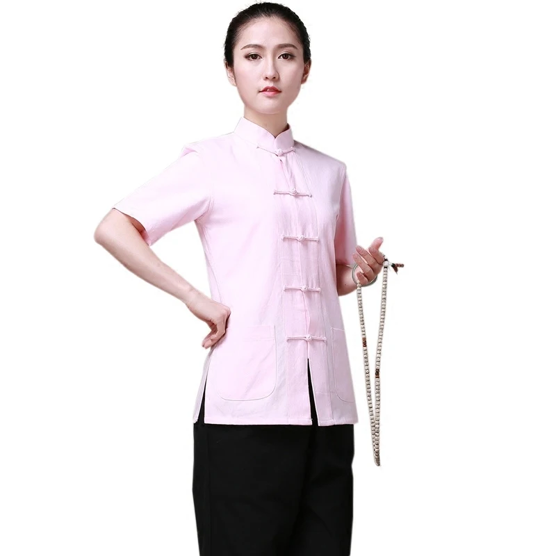 Летняя новинка Женская Одежда Кунг фу Униформа уданг Тай Чи Женский костюм Тан