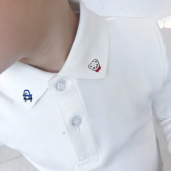 

Boys shirts long sleeve boy kid polo kids boys girls shirts long sleeve tiny cotton embroidered bear car pattern Tops