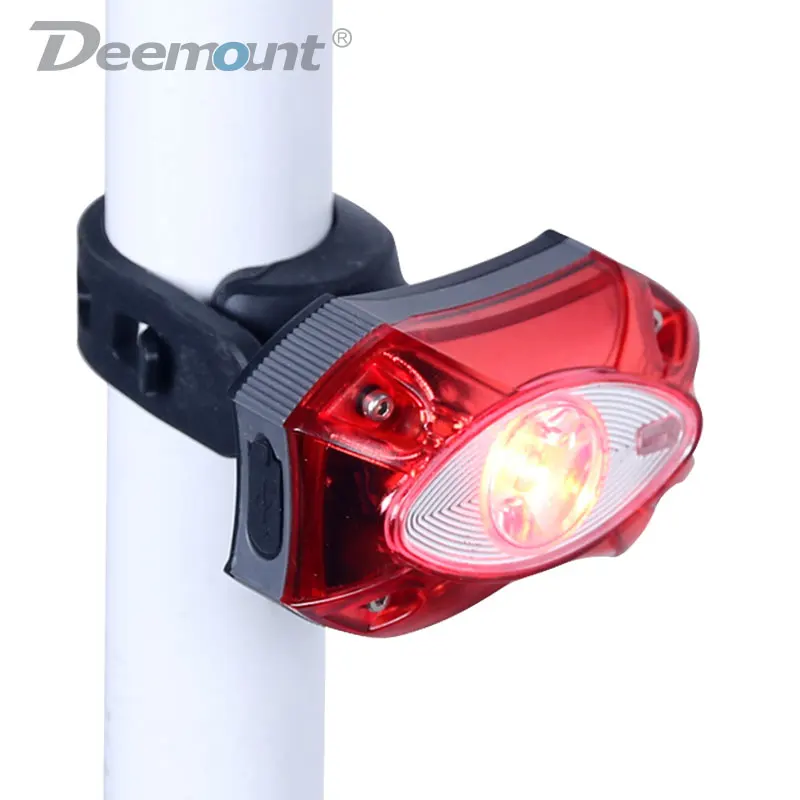 Bicycle-Light Bike-Tail-Lamp Raypal 3w Water-Proof Rear Rechargeable Rain Back USB LED