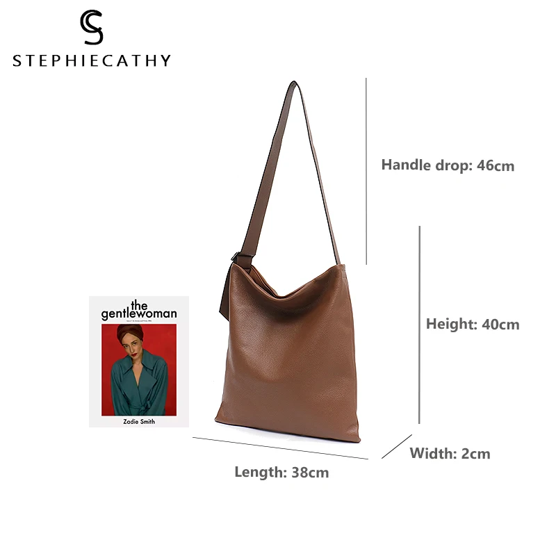 SC сумка-хобо из натуральной кожи для женщин, женские высококачественные кожаные большие сумки на плечо, роскошные мягкие сумки, повседневные сумки через плечо