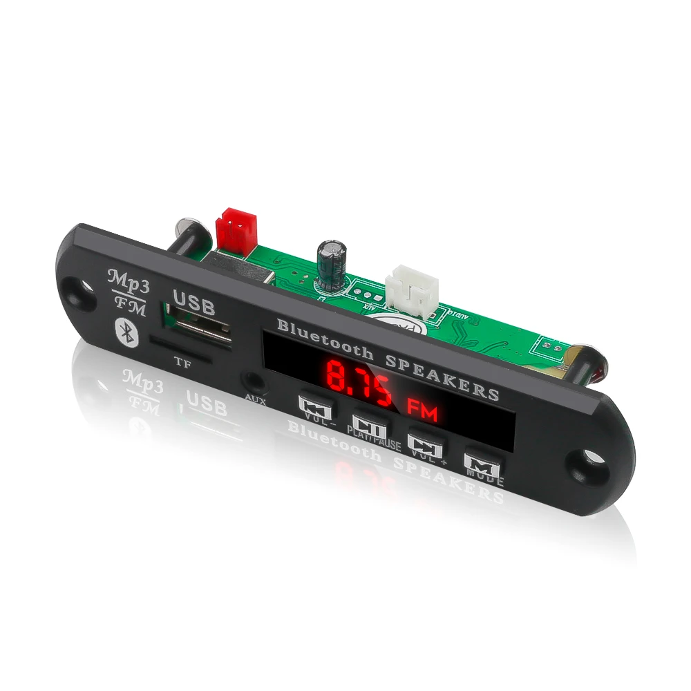 Автомобильный аудио USB TF FM Радио MP3 модуль kebidu беспроводной Bluetooth 12 в WMA декодер