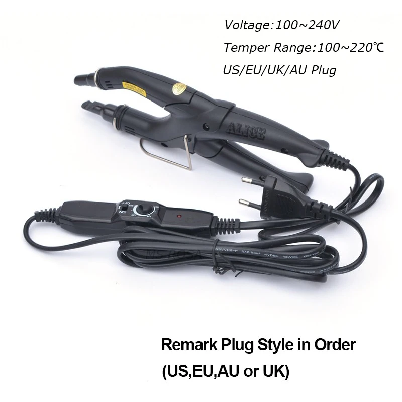 Loof Fusion US Plug JR-668 Hair Connector Keratin Heat Iron Hair Extensions Fusion Heat Iron Tools