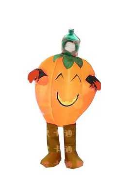Горячая взрослых симпатичная Orange талисмана нарядное платье на Хэллоуин костюмы для праздников взрослый размер