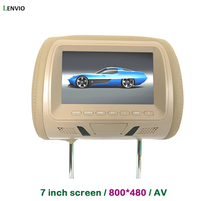 Lenvio Universal <b>7 inch</b> TFT LCD <b>screen</b> 800*480 <b>Car</b> Headrest ...