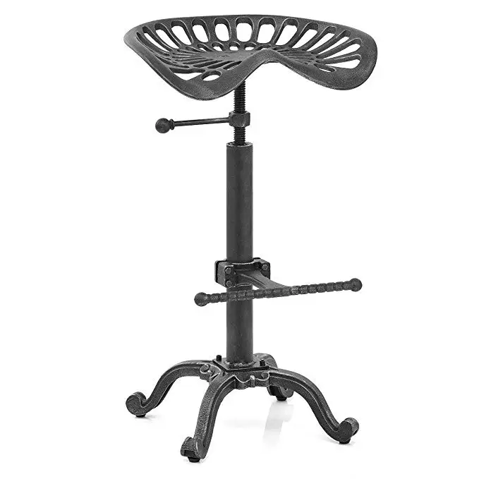 Industrial Bar Stool Tractor Saddle Seat Swivel Chair Height Adjustable Chair Industrial Bar Stool Tractor Saddle Seat Swivel Chair Height Adjustable Chair
