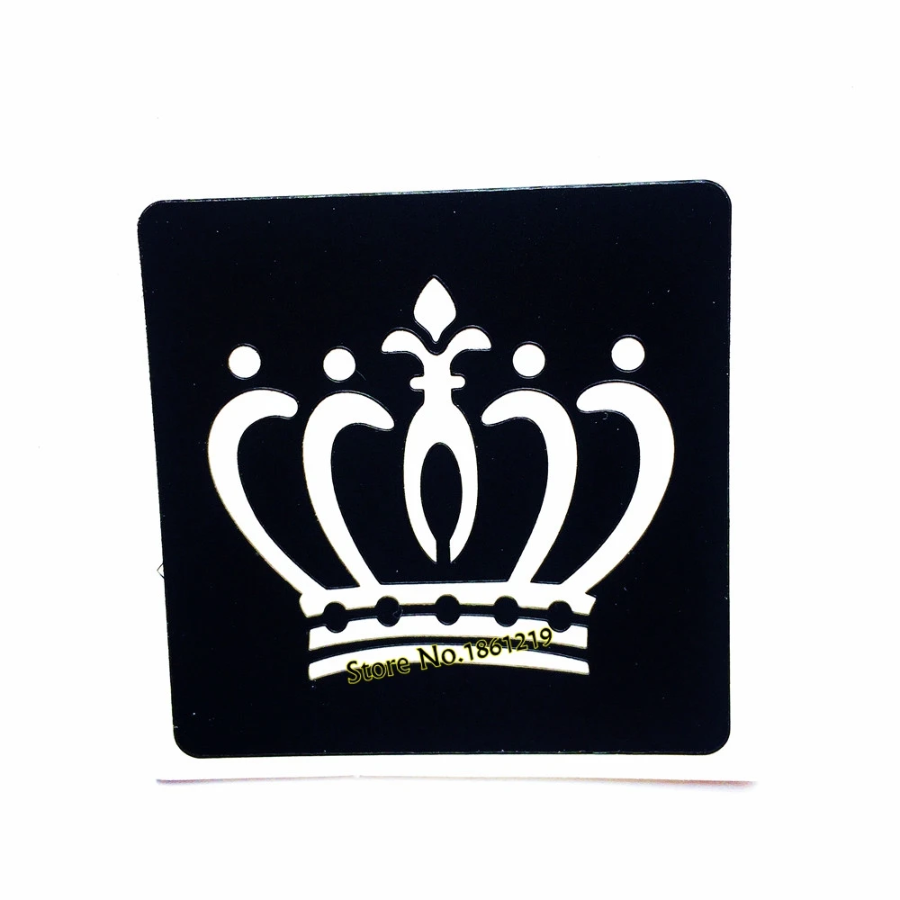 

Henna Crown Waterproof Tattoo Stencils For Women Body Legs Arm Art Aribrush Painting Diy Tattoo Template Cream Paste