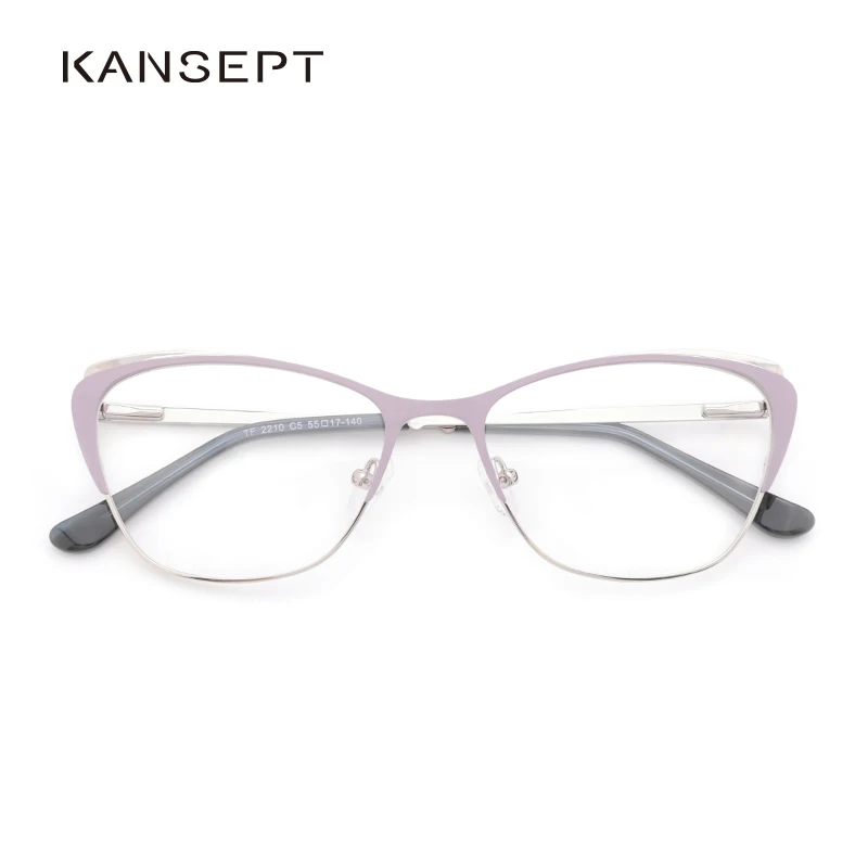 

Metal Women Eyeglasses Frame Fashion Cat Eye Spectacles Prescription Glasses Frame Computer Eyeglasses Frame For Women#TF2210C5