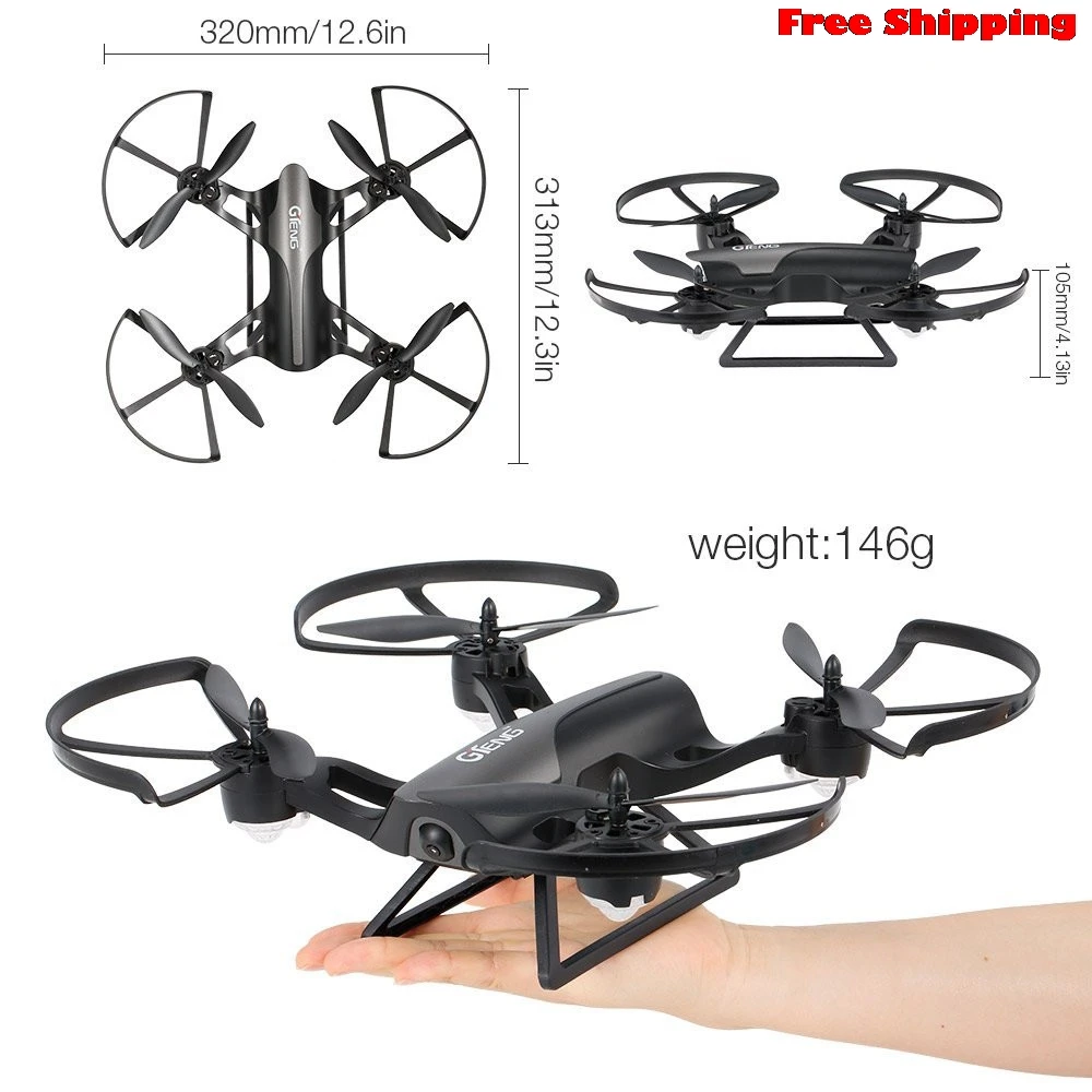 

Goolsky Gteng T905HW Wifi FPV 720P Image 2.4G 6 Axis Gyro 3D Flip Headless Altitude Hold RC Quadcopter Free Shipping