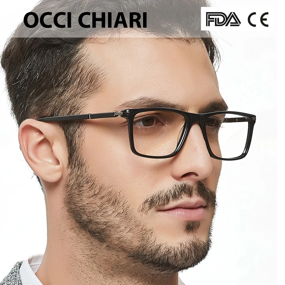 Оправа для мужских очков OCCI CHIARI оправа оптических модные черные очки прозрачные