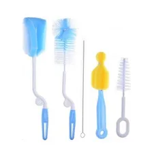 5 шт./компл. функциональная 360 градусов вращающаяся губка бутылки кисти цвет случайным образом доставлен