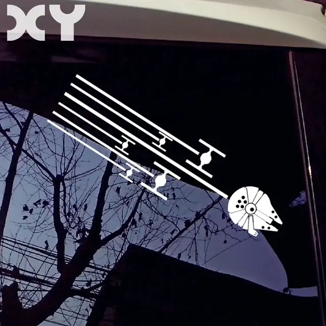 xy personalized scratch fighter aircraft modified car stickers