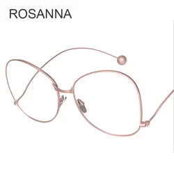 Rosanna модные Для женщин Изогнутые ноги Солнцезащитные очки для женщин Винтаж круглые металлические Рамки Для женщин Для мужчин Очки UV400
