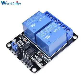 

5V 2-Channel 2 Channel Relay Module Shiled Relay Expansion Board Low Level Triggered 2-Way Relay Module For Arduino ARM PIC AVR