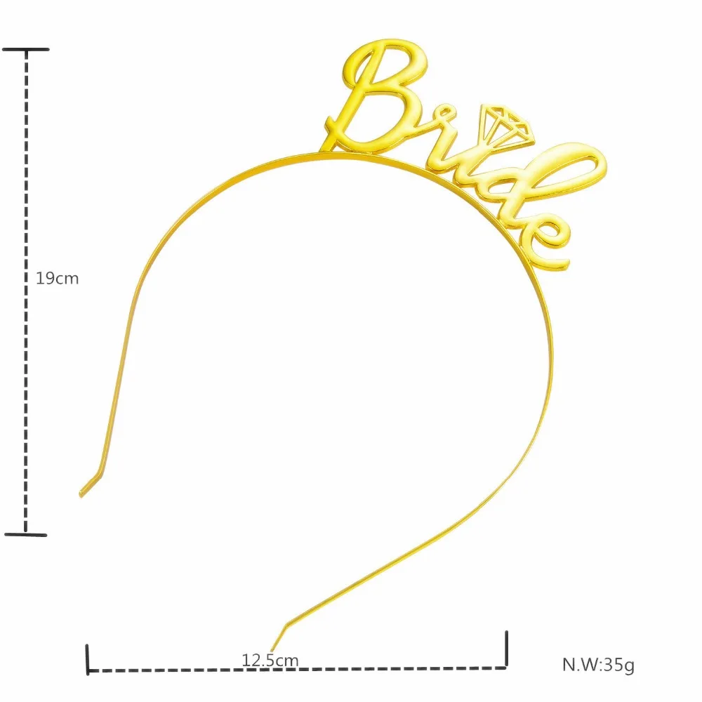 Свадебные аксессуары для волос, Золотой набор для невесты, девичник для невесты, девичник, вечерние стразы, тиара, корона, девичник, вечерние украшения