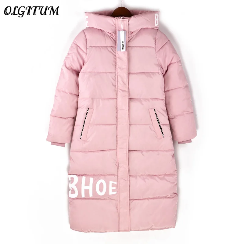 

2019 Winter new women cotton coat Women Plus Size 2XL Long section Parka Casual Cotton-Padded cotton Coats thick warm cotton coa