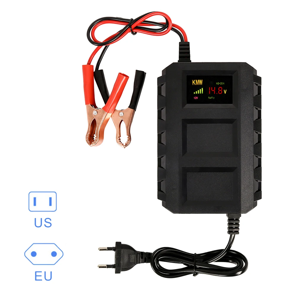 

New Hot Selling Intelligent 12V 20A Automobile Batteries Lead Acid Smart Battery Charger For Car Motorcycle