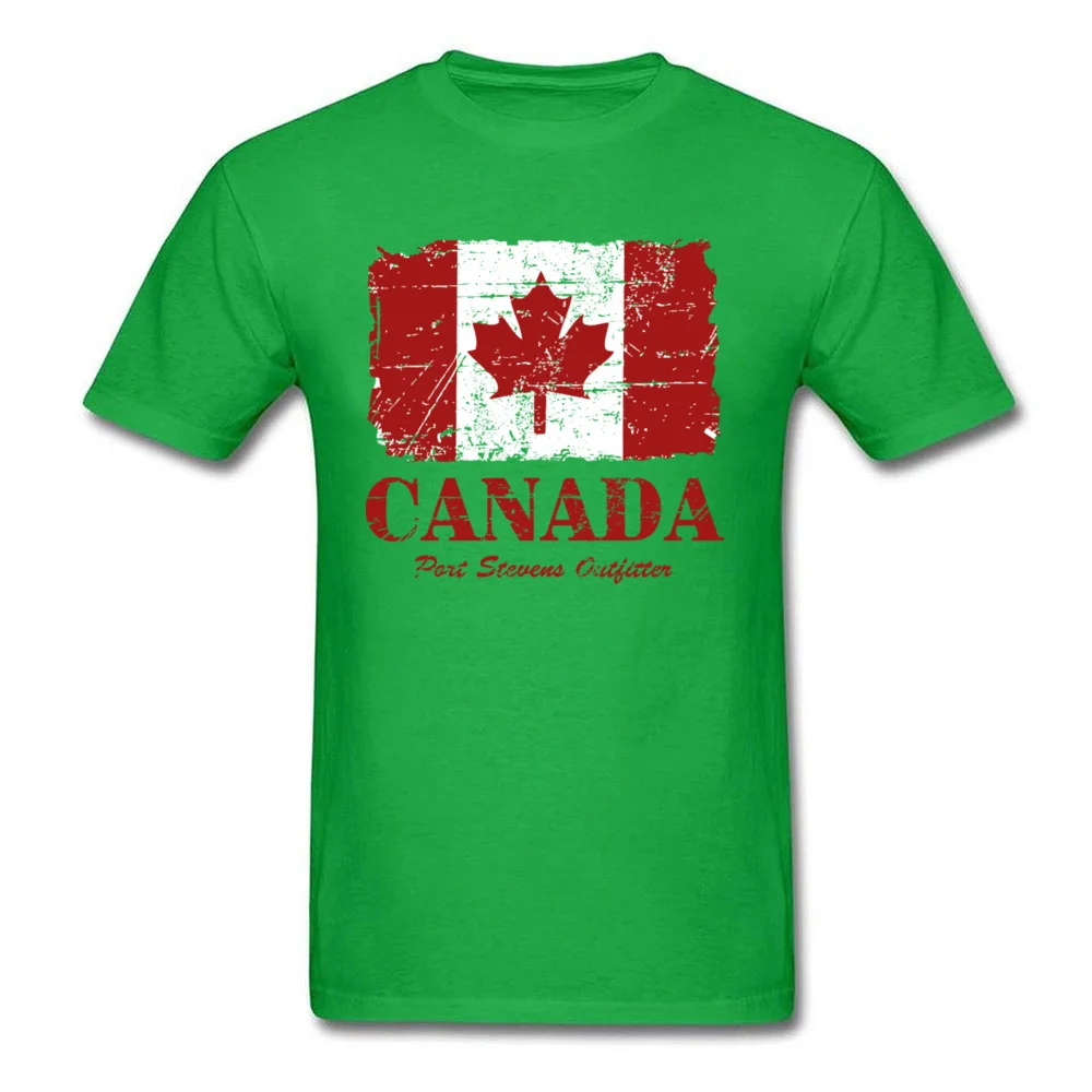 Canada Maple Leaf Flag_green