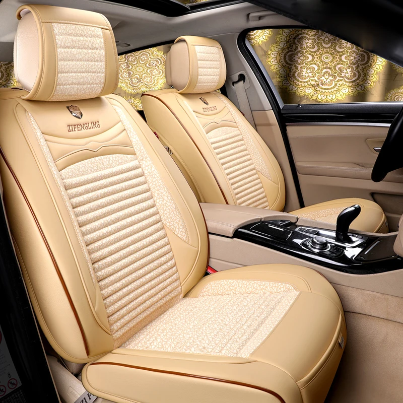  OUMANU Car Seat Covers Luxury leather auto seat cushion for Porsche Cayman Cayenne Macan Panamera B